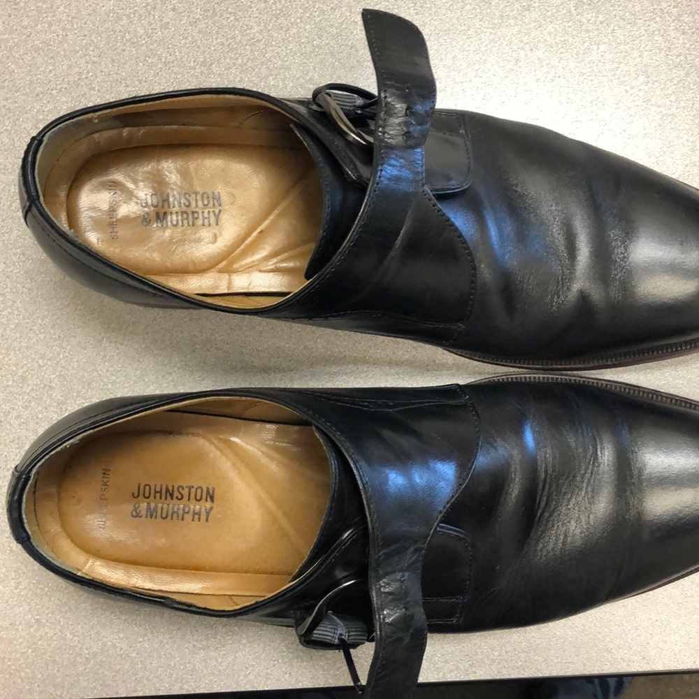 Men’s single strap monk strap shoes size 10